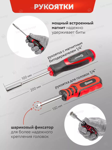 Изображение товара Универсальный набор инструментов ForceKraft FK-38841 TQ (58708)
