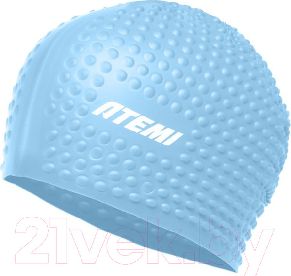 Изображение товара Шапочка для плавания Atemi bubble cap Light / FBC1LBE (голубой)