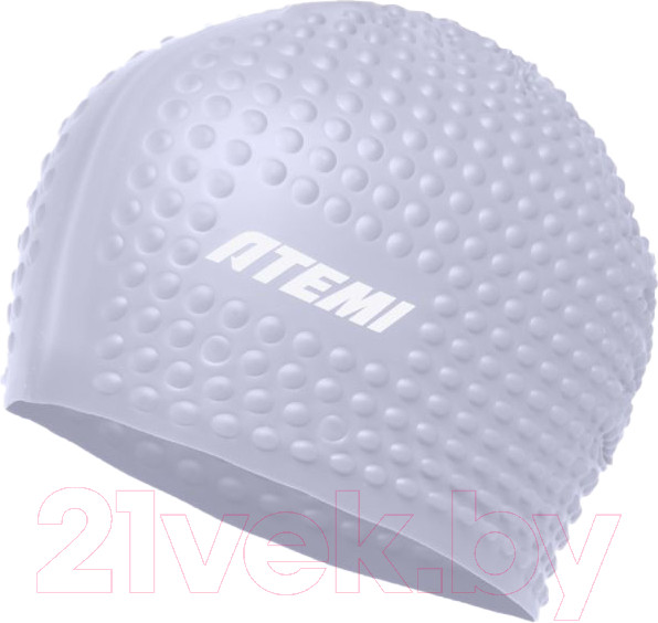 Изображение товара Шапочка для плавания Atemi bubble cap Violet flower / FBC1LP (сиреневый)