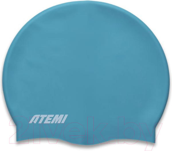 Изображение товара Шапочка для плавания Atemi light silicone cap Green river / FLSC1GR (бирюзовый)