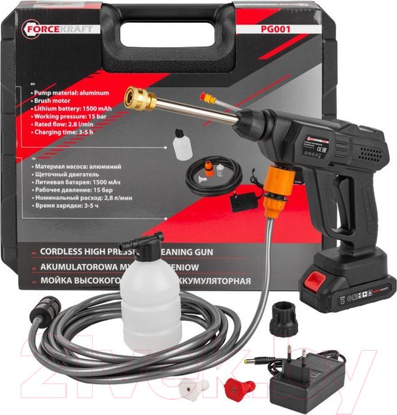Изображение товара Мойка высокого давления ForceKraft FK-PG001 (56936)