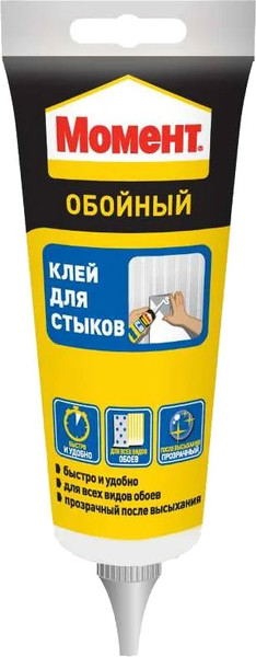 Изображение товара Клей для обоев Момент Обойный для стыков и подклейки обоев (120г)