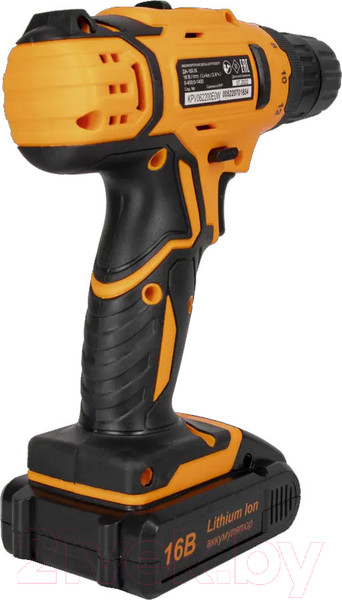 Изображение товара Аккумуляторная дрель-шуруповерт Вихрь ДА-К16/2А (900/72/14/58)