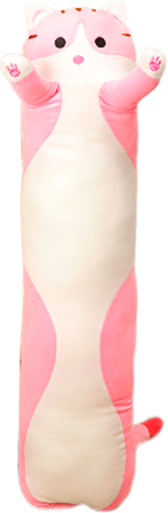 Изображение товара Подушка-игрушка Sima-Land Котик / 10627989 (розовый)