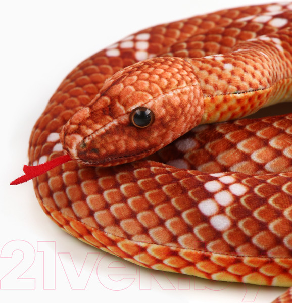 Изображение товара Мягкая игрушка Sima-Land Змея / 10514565 (коричневый)