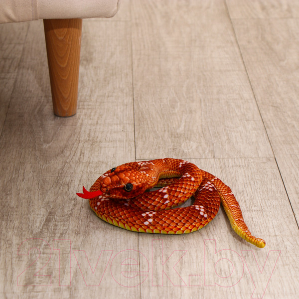 Изображение товара Мягкая игрушка Sima-Land Змея / 10514573 (коричневый)