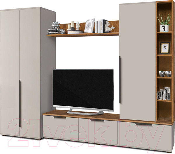 Изображение товара Стенка Олмеко Селена (кашемир/дуб вотан)