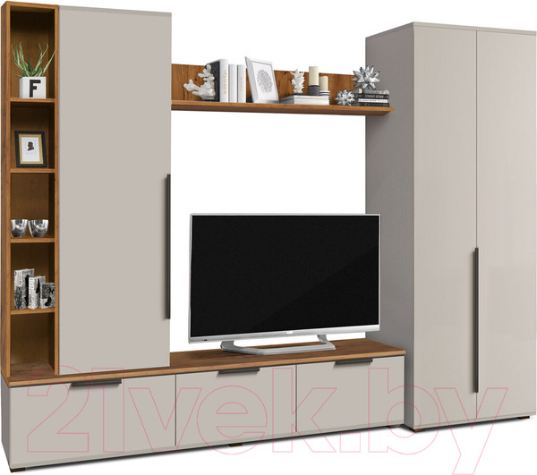 Изображение товара Стенка Олмеко Селена (кашемир/дуб вотан)