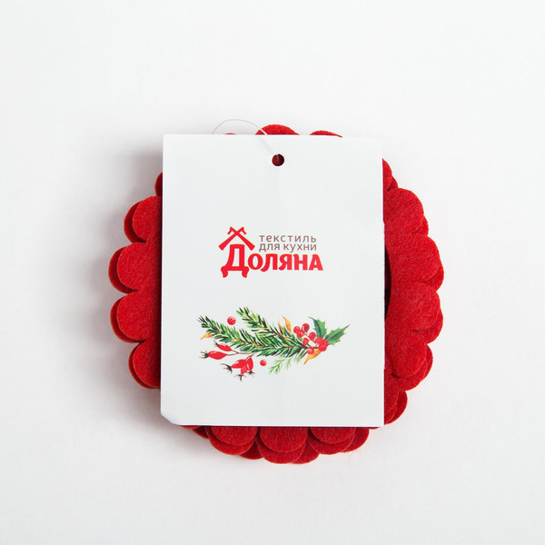 Изображение товара Набор колец для салфеток Доляна Олень / 6260988 (4шт)