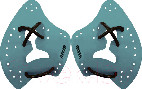 Изображение товара Лопатки для плавания Atemi Thunder bolt / TTB1GRM (M, бирюзовый)