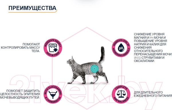 Изображение товара Сухой корм для кошек Advance VetDiet Urinary Low (1.25кг)