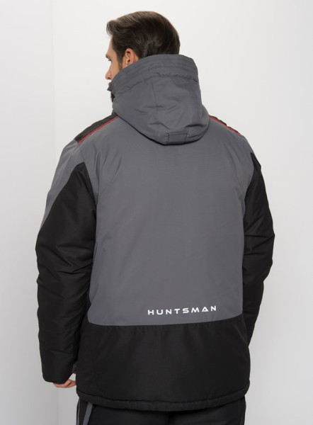 Изображение товара Костюм для охоты и рыбалки Huntsman Siberia -45°C (р.64-66/182-188, серый/черный)