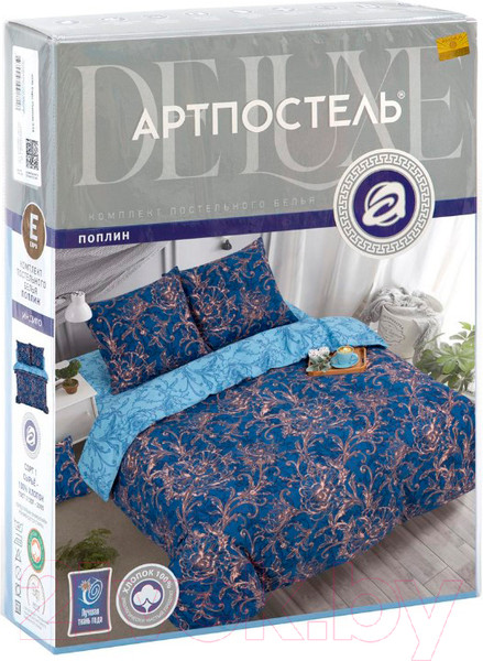 Изображение товара Комплект постельного белья АртПостель Индиго 1.5сп 900