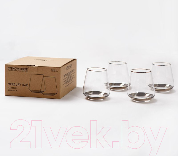 Изображение товара Набор бокалов Stenova Home Mercury Bar 611064 (4шт)