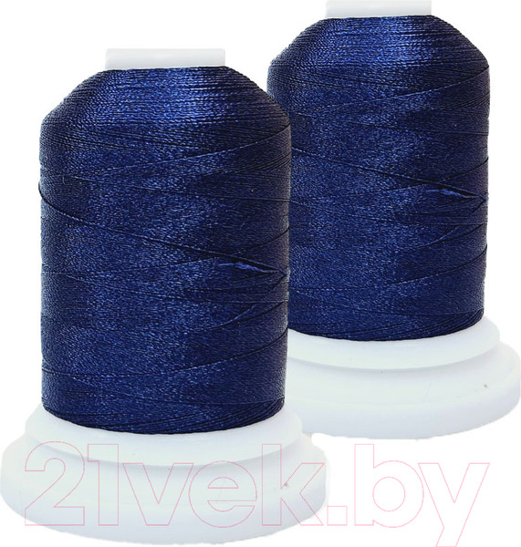 Изображение товара Набор вышивальных ниток Sentex 120D/2 1000 ярд В351 (синий, 2шт)