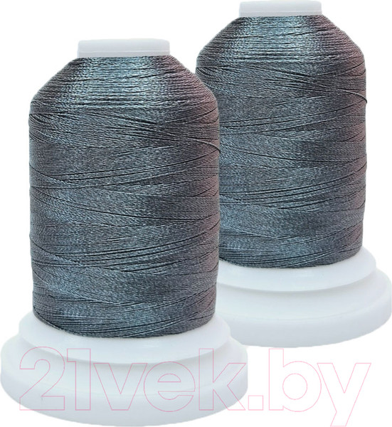 Изображение товара Набор швейных ниток Sentex 120D/2 1000 ярд В409 (серый, 2шт)