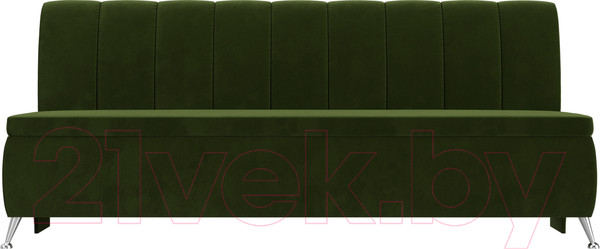 Изображение товара Скамья кухонная мягкая Лига Диванов Кантри 167 / 100147 (микровельвет, зеленый)
