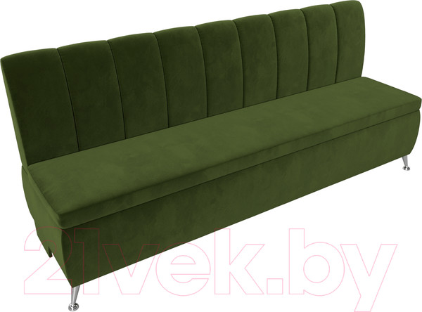 Изображение товара Скамья кухонная мягкая Лига Диванов Кантри 167 / 100147 (микровельвет, зеленый)