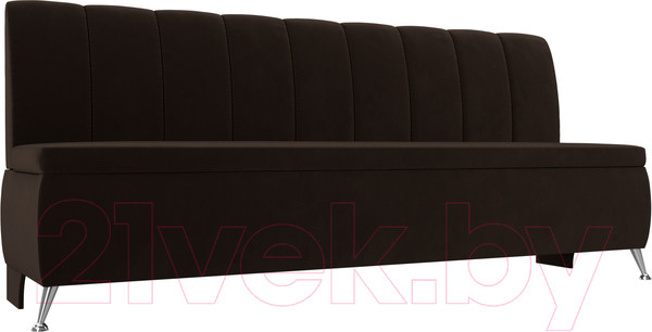 Изображение товара Скамья кухонная мягкая Лига Диванов Кантри 167 / 100148 (микровельвет, коричневый)
