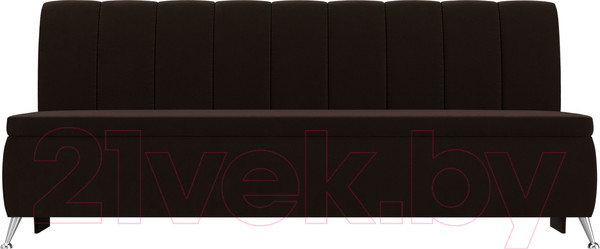 Изображение товара Скамья кухонная мягкая Лига Диванов Кантри 167 / 100148 (микровельвет, коричневый)