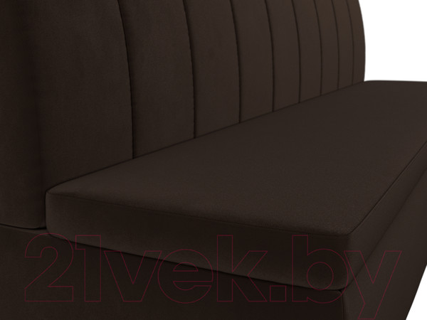 Изображение товара Скамья кухонная мягкая Лига Диванов Кантри 167 / 100148 (микровельвет, коричневый)