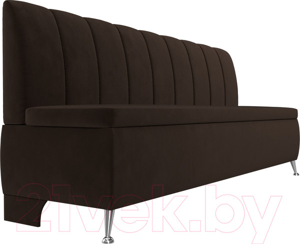 Изображение товара Скамья кухонная мягкая Лига Диванов Кантри 167 / 100148 (микровельвет, коричневый)