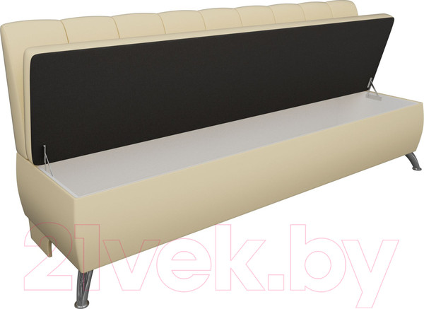 Изображение товара Скамья кухонная мягкая Лига Диванов Кантри 167 / 100154 (экокожа, бежевый)