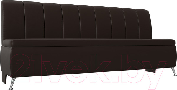 Изображение товара Скамья кухонная мягкая Лига Диванов Кантри 167 / 100156 (экокожа, коричневый)