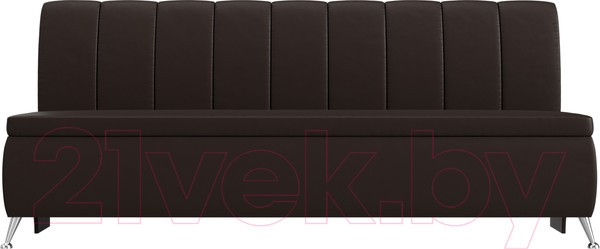 Изображение товара Скамья кухонная мягкая Лига Диванов Кантри 167 / 100156 (экокожа, коричневый)