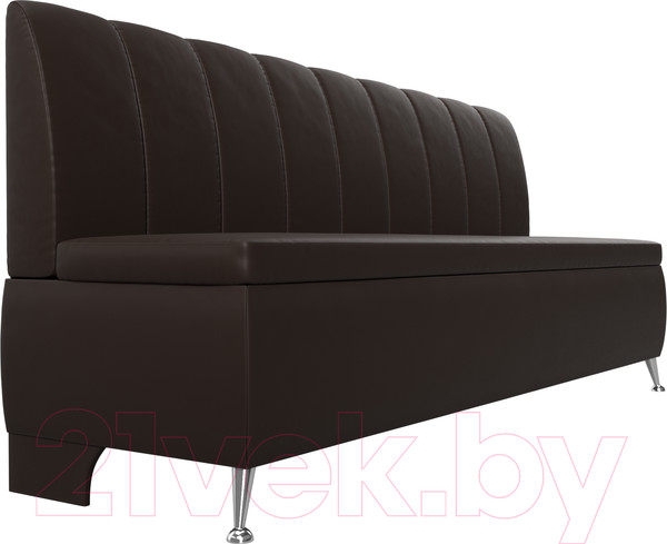 Изображение товара Скамья кухонная мягкая Лига Диванов Кантри 167 / 100156 (экокожа, коричневый)