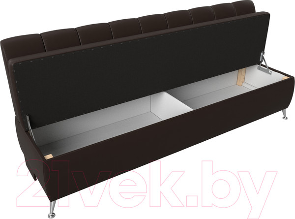 Изображение товара Скамья кухонная мягкая Лига Диванов Кантри 167 / 100156 (экокожа, коричневый)