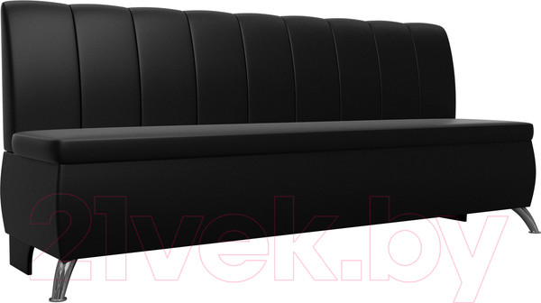 Изображение товара Скамья кухонная мягкая Лига Диванов Кантри 167 / 100157 (экокожа, черный)