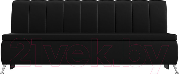 Изображение товара Скамья кухонная мягкая Лига Диванов Кантри 167 / 100157 (экокожа, черный)