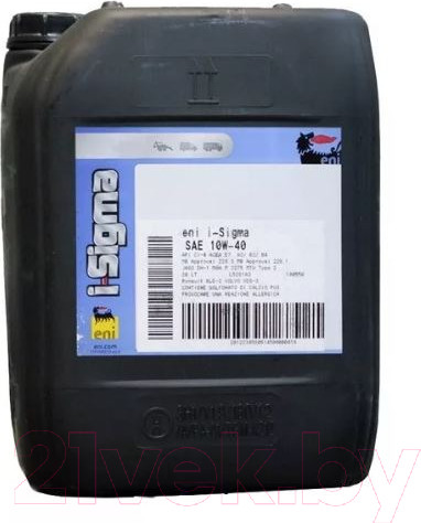 Изображение товара Моторное масло Eni I-Sigma Special TMS 10W40 (20л)