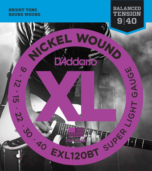Изображение товара Струны для электрогитары D'Addario EXL-120BT