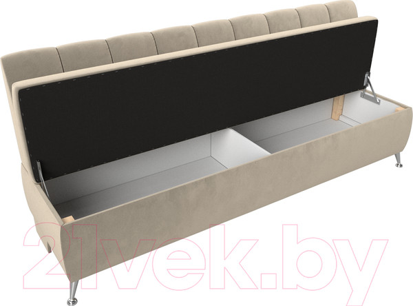 Изображение товара Скамья кухонная мягкая Лига Диванов Кантри 167 / 100146 (микровельвет, бежевый)