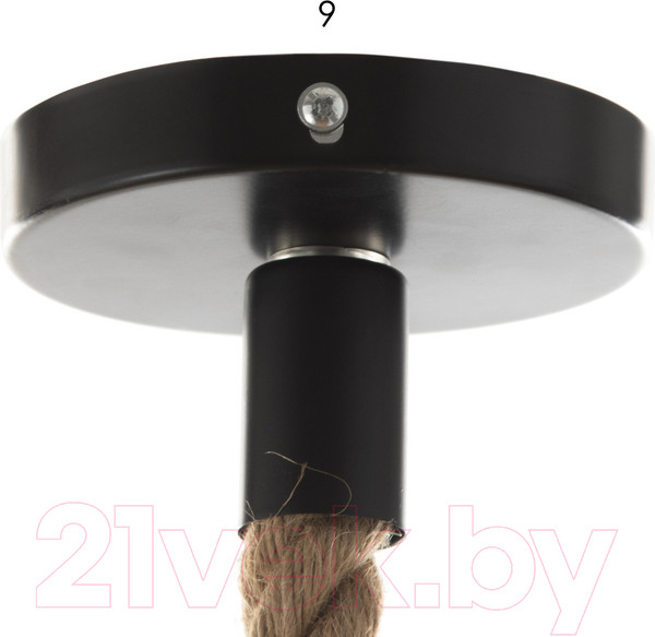 Изображение товара Потолочный светильник BayerLux Канат грани / 9724556 (коричневый)