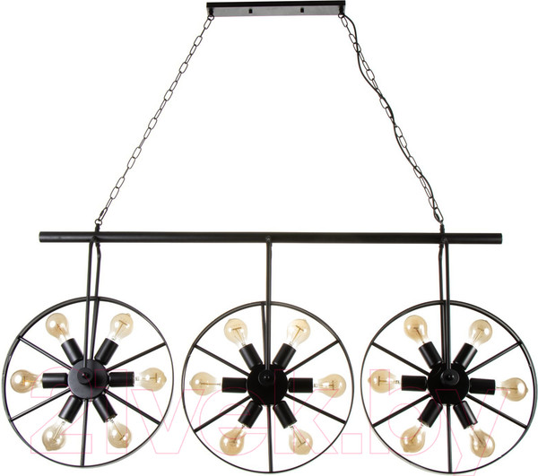 Изображение товара Люстра BayerLux Колеса / 7794143 (черный)