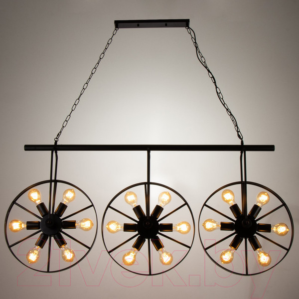 Изображение товара Люстра BayerLux Колеса / 7794143 (черный)