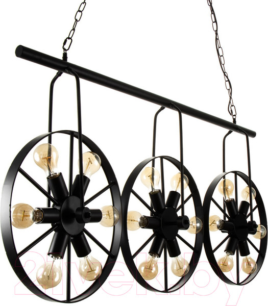 Изображение товара Люстра BayerLux Колеса / 7794143 (черный)