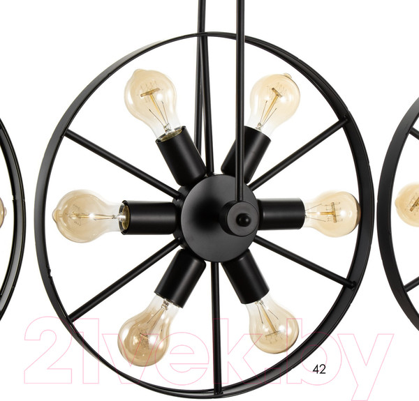 Изображение товара Люстра BayerLux Колеса / 7794143 (черный)
