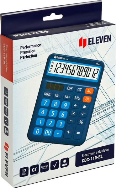 Изображение товара Калькулятор Eleven CDC-110-BL (синий)