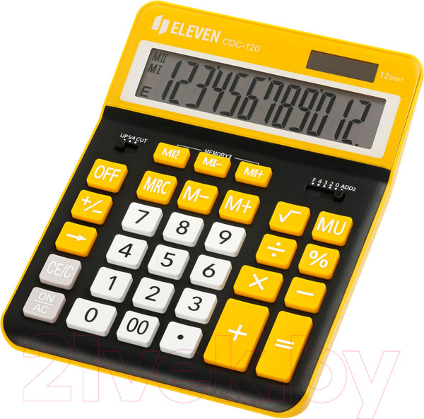 Изображение товара Калькулятор Eleven CDC-120-BK/OR (черный/оранжевый)