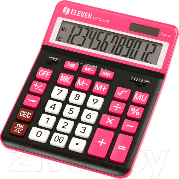 Изображение товара Калькулятор Eleven CDC-120-BK/RD (черный/красный)