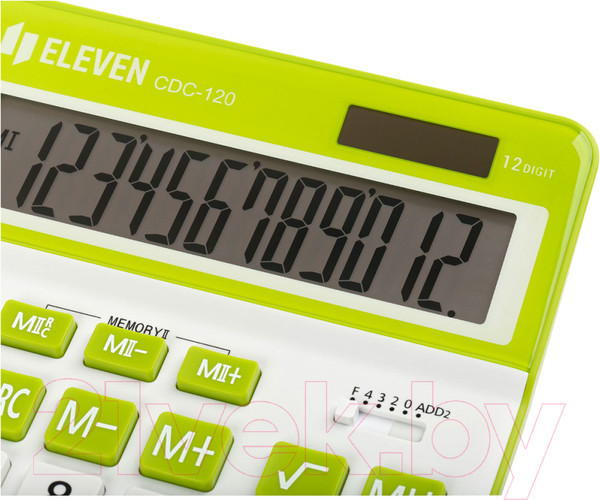 Изображение товара Калькулятор Eleven CDC-120-WH/GN (белый/салатовый)