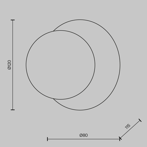 Изображение товара Бра Maytoni Modern MOD331WL-L3BS3K