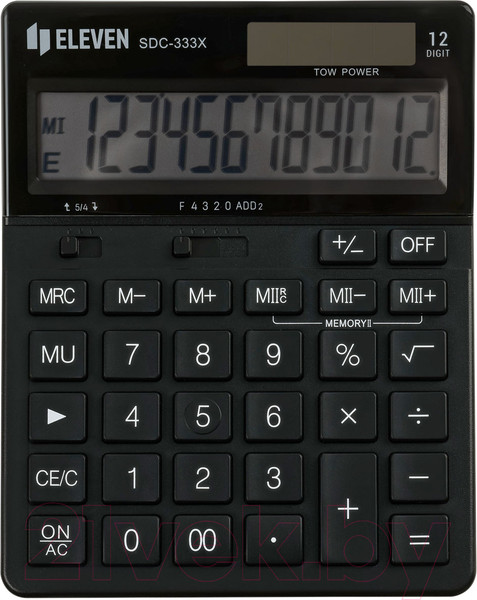 Изображение товара Калькулятор Eleven SDC-333X-BK (черный)