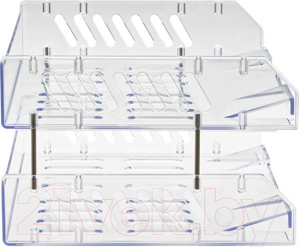 Изображение товара Лоток для бумаг Стамм Сити / ЛТГ-31736 (2шт, прозрачный)