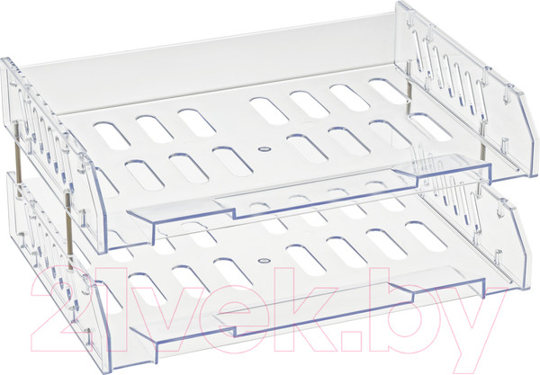 Изображение товара Лоток для бумаг Стамм Сити / ЛТГ-31736 (2шт, прозрачный)