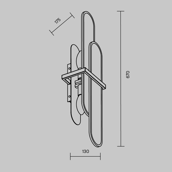 Изображение товара Бра Maytoni Modern MOD099WL-02G2